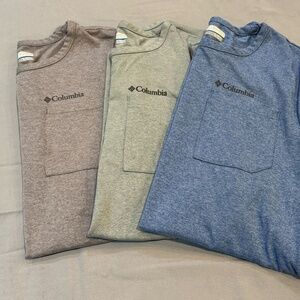 Boys Columbia T-shirts Size Med (10/12) - 3 shirts